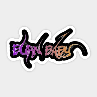 Burn baby Sticker